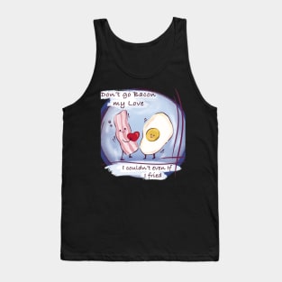 funny Bacon & egg Valentine's day Tank Top